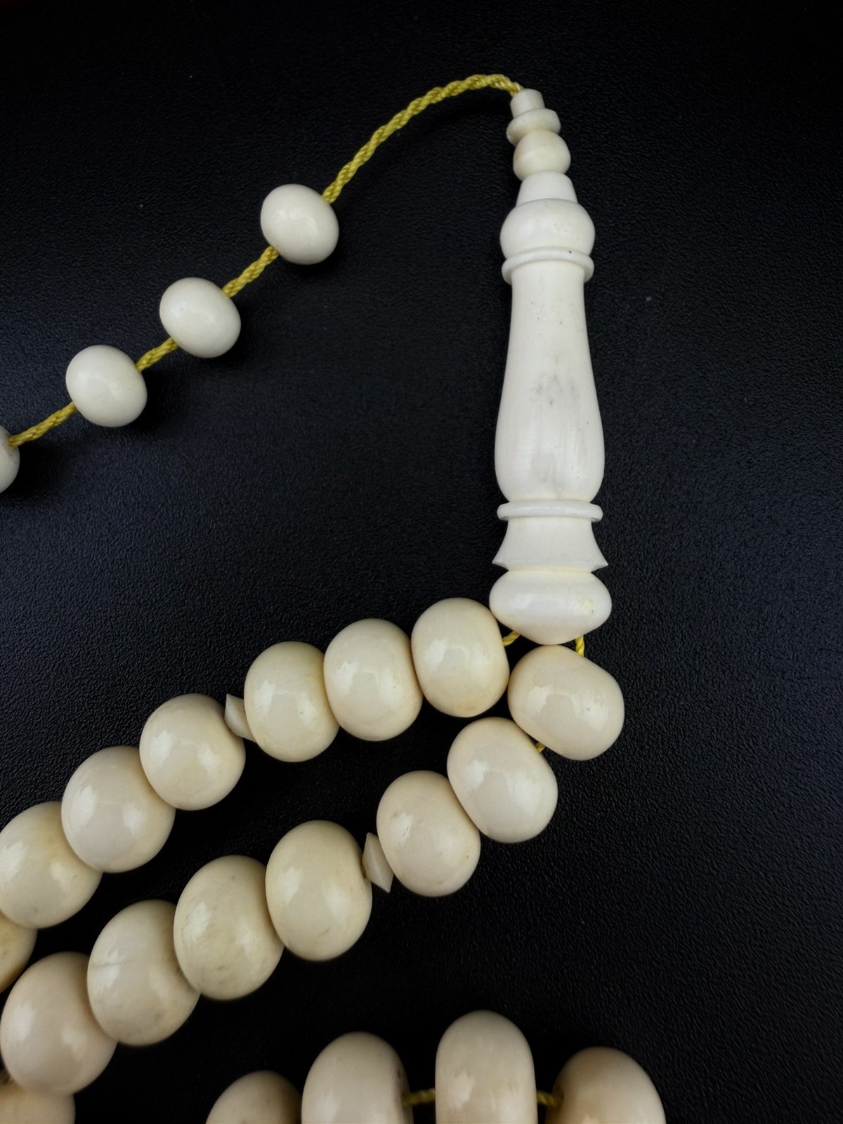 Vintage Camel Bone 51-bead Islamic Rosary Tasbih مسباح عضم جمل N811