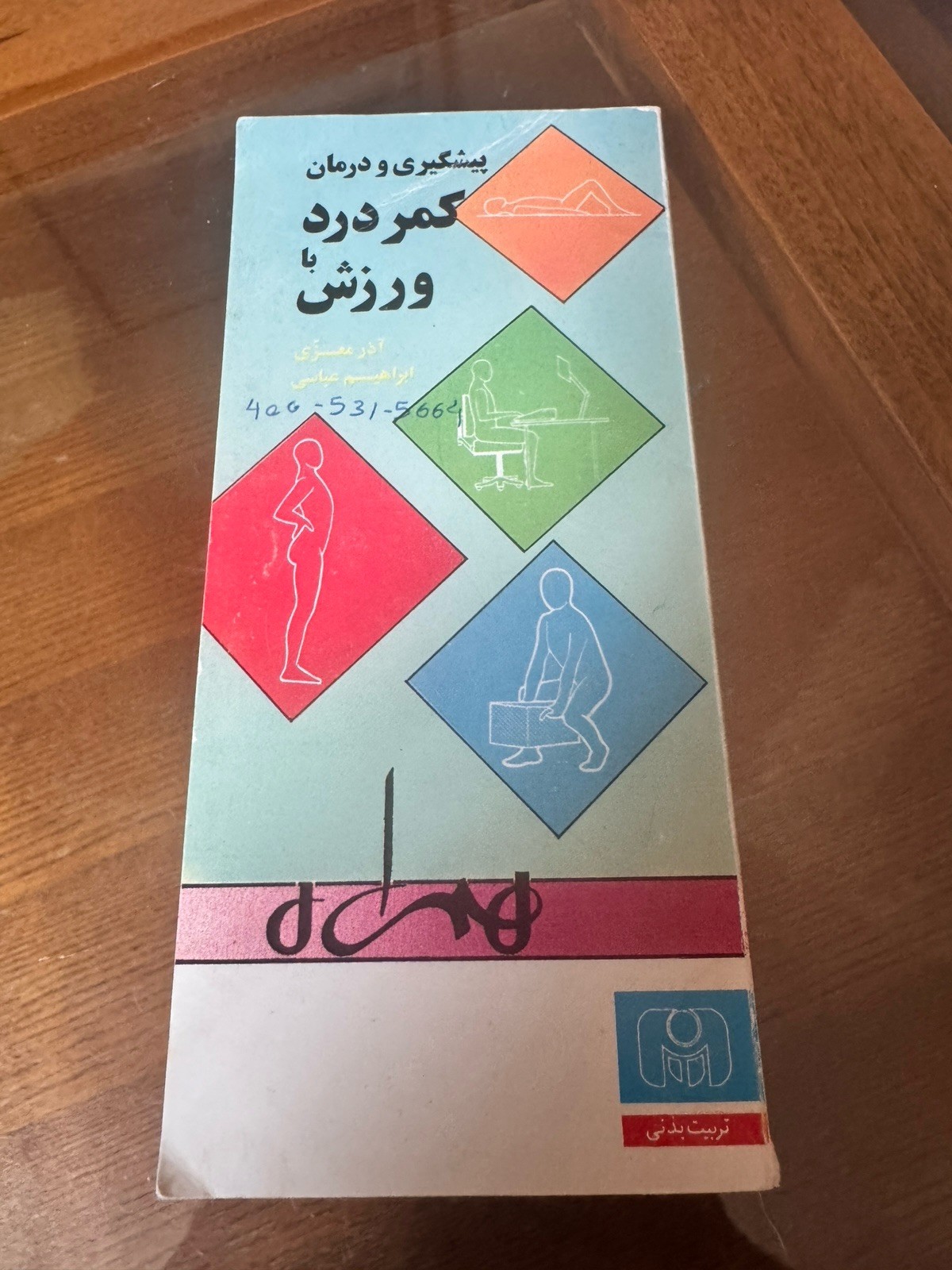 Persian Farsi کتاب کمردرد با ورزش Back Pain Exercise Therapy Iran