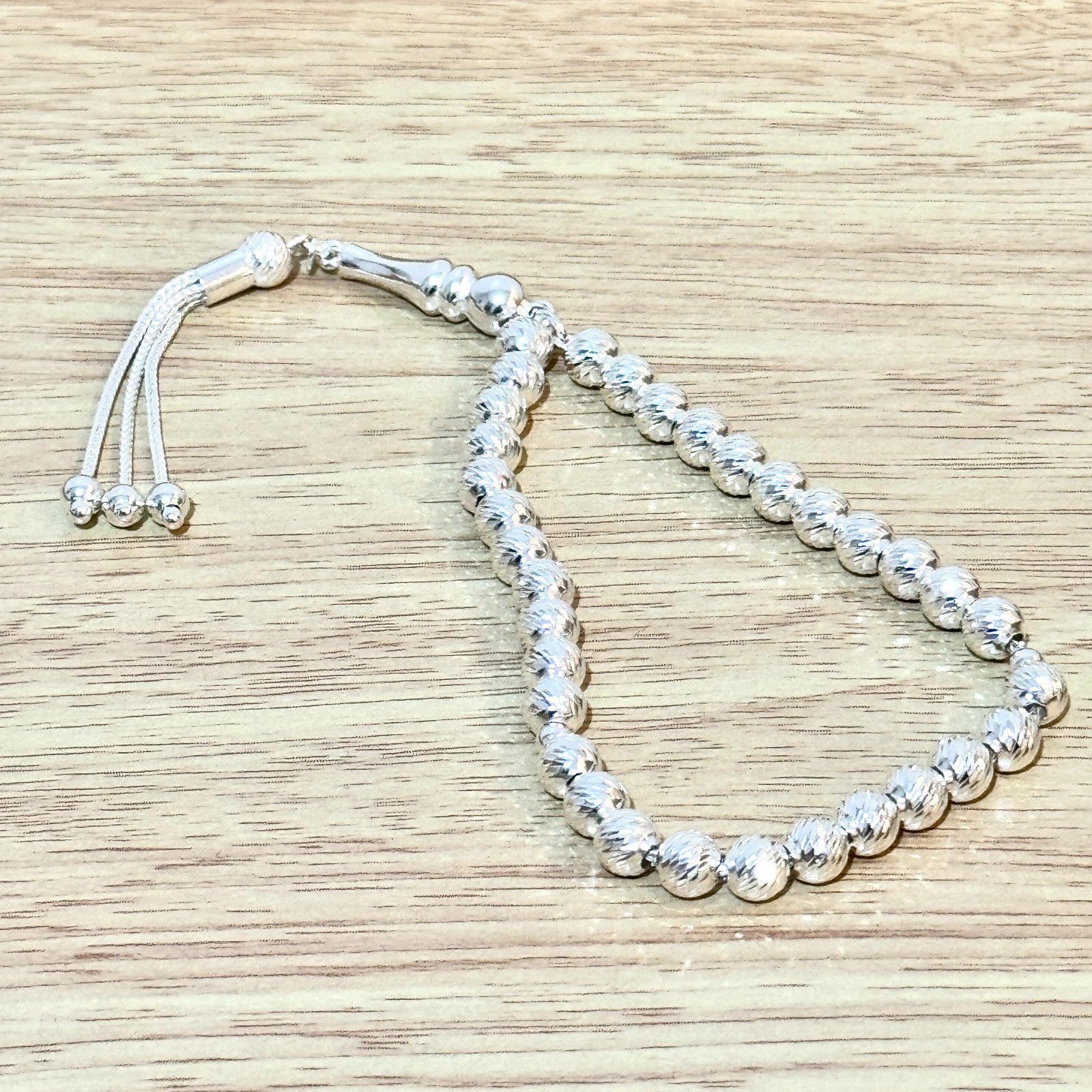 925 Sterling Silver, Islamic Prayer Beads, Islamic Misbaha Tesbih, Rosary Tasbih