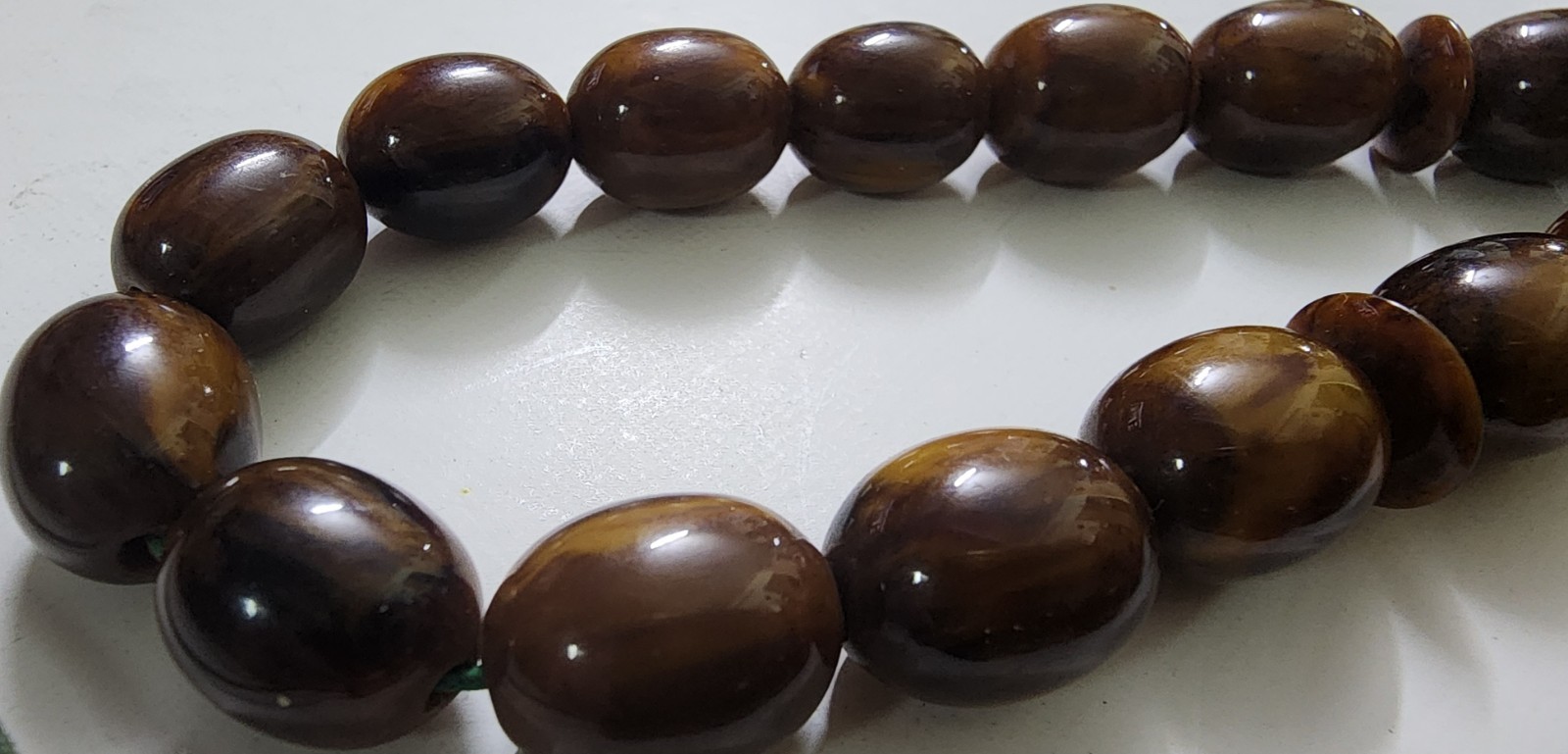 Antique Yellow Brown Butterscotch Amber bakelite islamic prayer beads MISBAHA