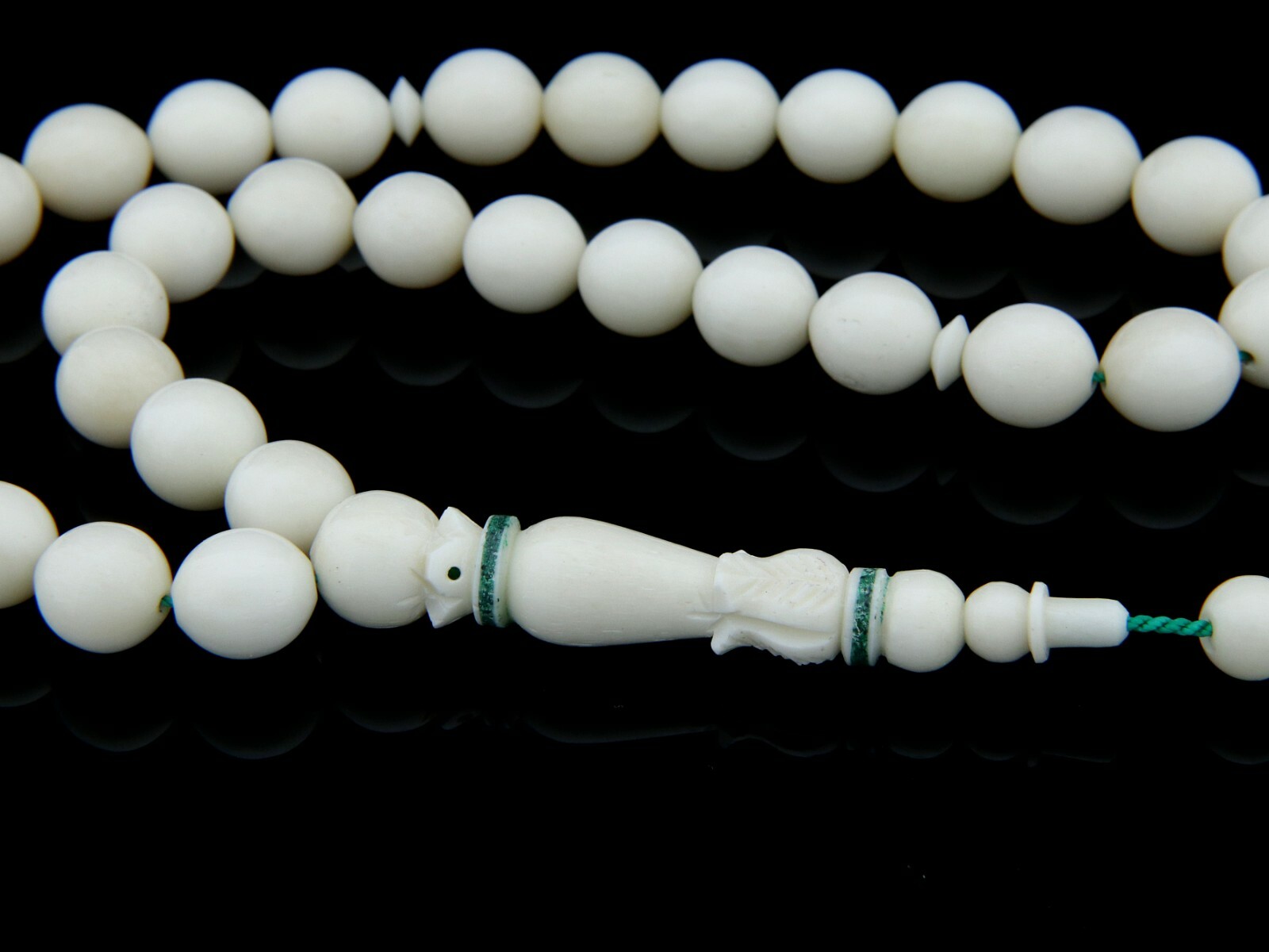 Carved imam Camel b. 33 Islamic Prayer Beads Misbaha Tesbih gift 302080