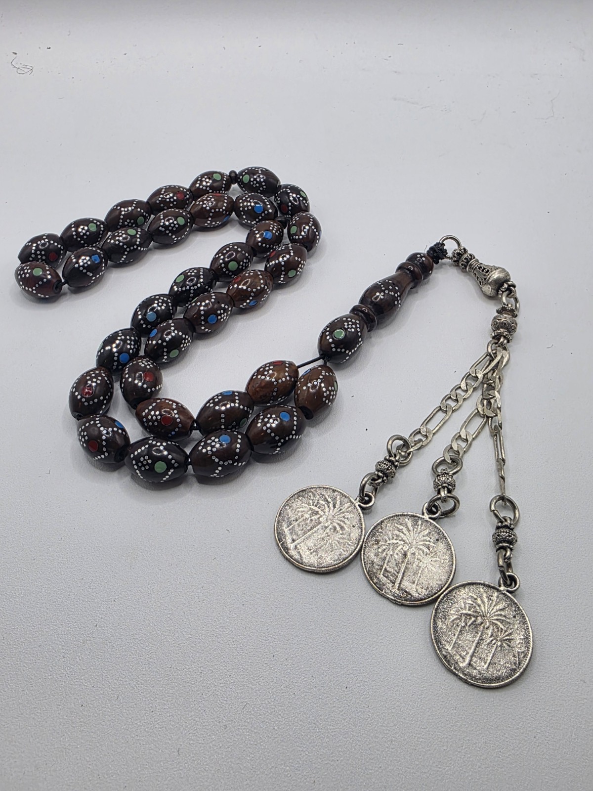 MISBAHA Kuke Kuka Rosary 13×10m مسبحة كوك مطعم فضة