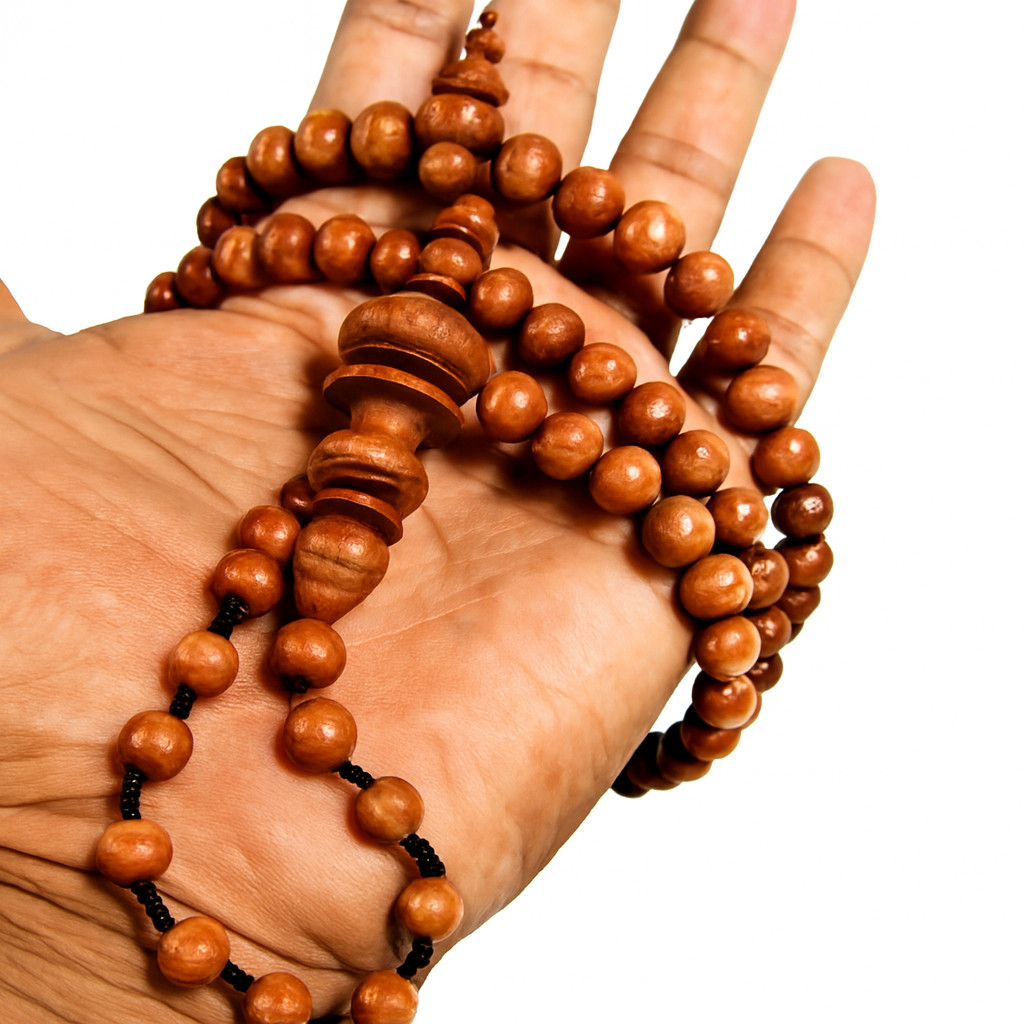 Islamic Muslim Indonesian Stigi Ironwood Prayer Beads Tasbih 08 mm 99 beads