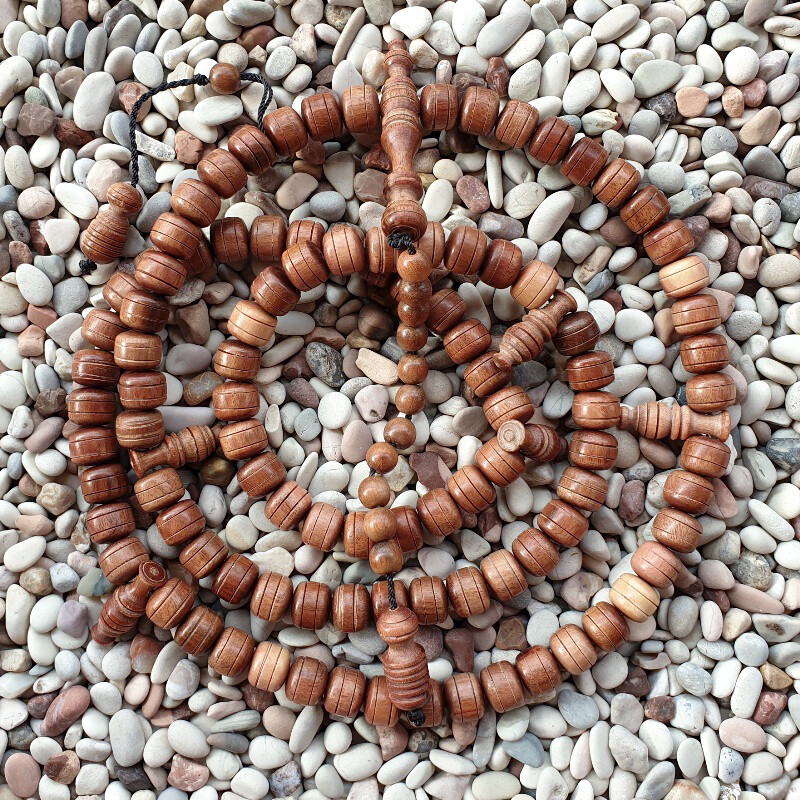 Amazing 100 Dhikr Beads Stigi Ironwood Islamic Tasbih Morocco Style Misbaha