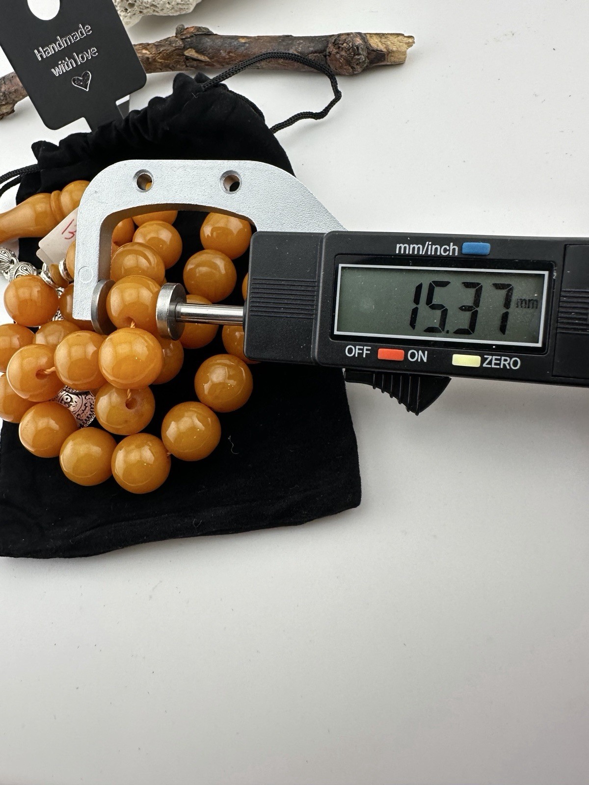 Collectible Misky 33 Beads Islamic Rosaryمسبحة مسباح مسكي جودة عالية خراطة يدوية