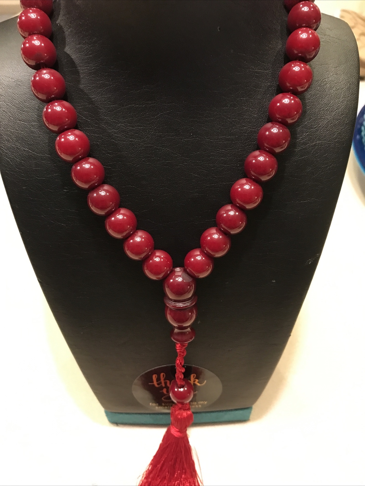 Ottoman Faturan Cherry Amber Rosary Beads سبحة فاتوران مانتك مسباح مسبحة